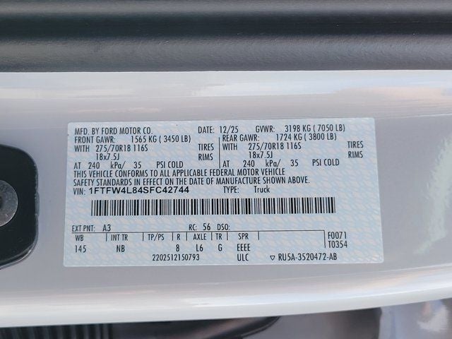 2025 Ford F-150 Tremor