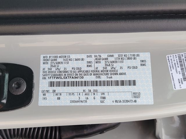 2026 Ford F-150 Lariat