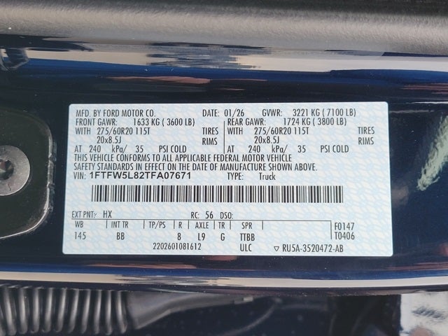 2026 Ford F-150 Lariat