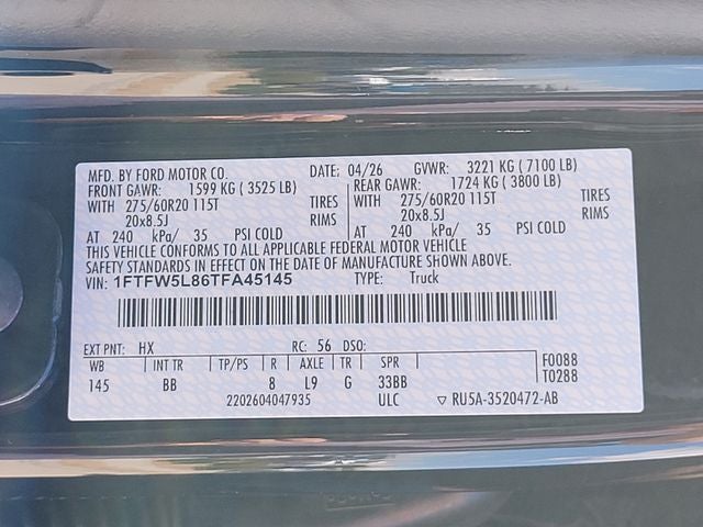 2026 Ford F-150 Lariat