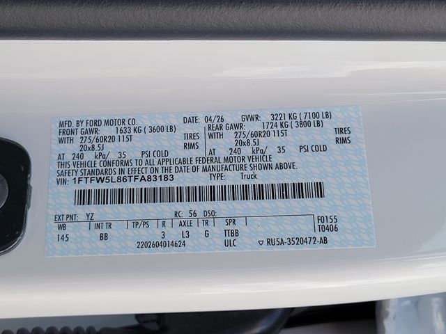 2026 Ford F-150 Lariat