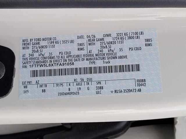 2026 Ford F-150 Lariat