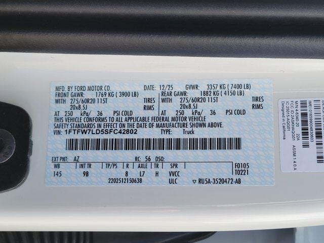 2025 Ford F-150 Platinum