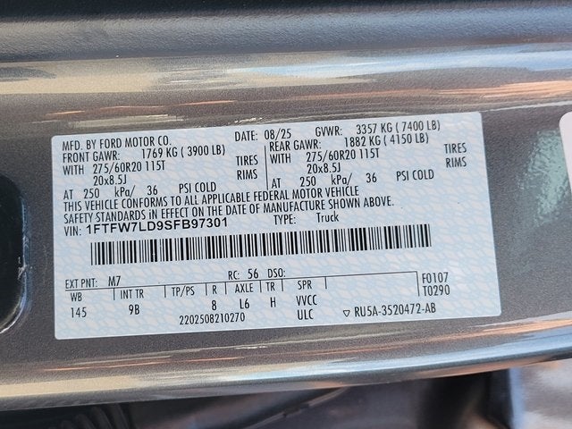 2025 Ford F-150 Platinum