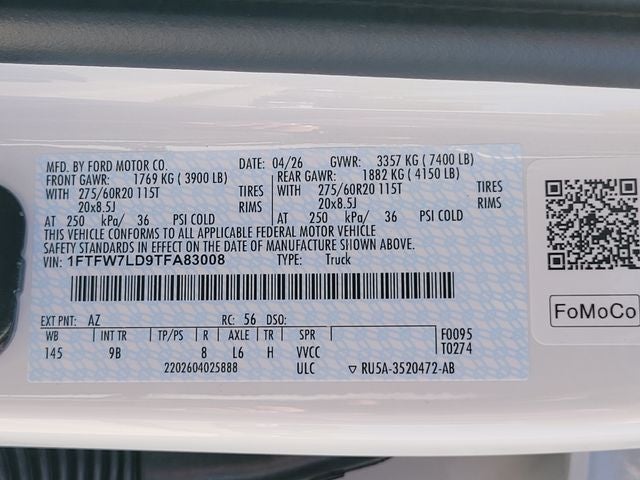 2026 Ford F-150 Platinum