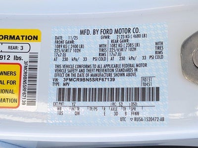 2025 Ford Bronco Sport Big Bend