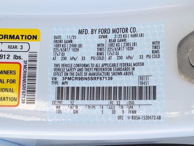 2025 Ford Bronco Sport Big Bend