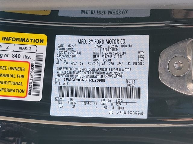 2026 Ford Bronco Sport Outer Banks