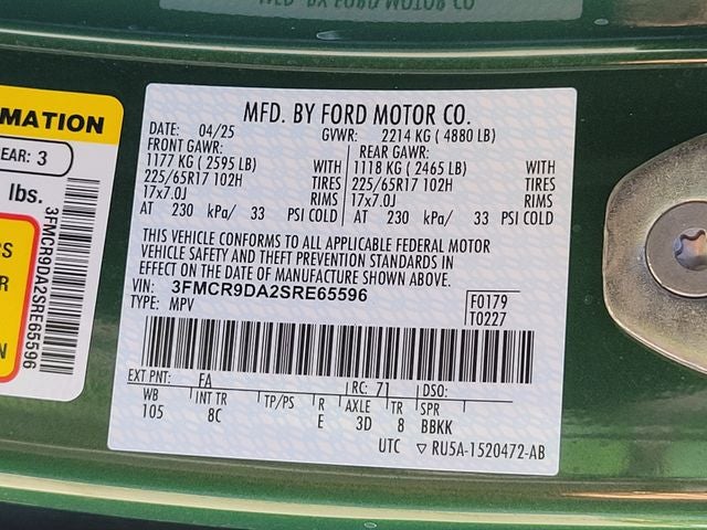 2025 Ford Bronco Sport Badlands