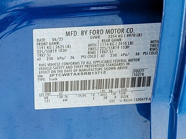 2025 Ford Maverick Lobo Standard
