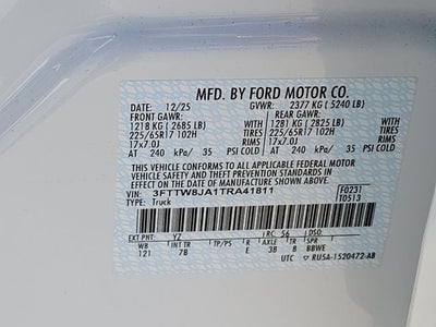 2026 Ford Maverick XLT