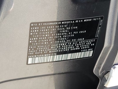 2018 Volkswagen Tiguan 2.0T SE 4Motion