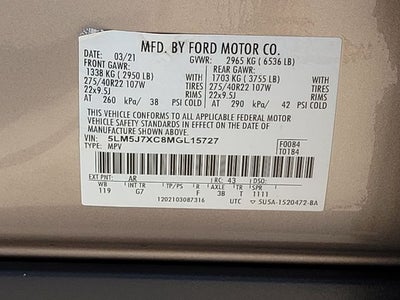 2021 Lincoln Aviator Reserve Premium