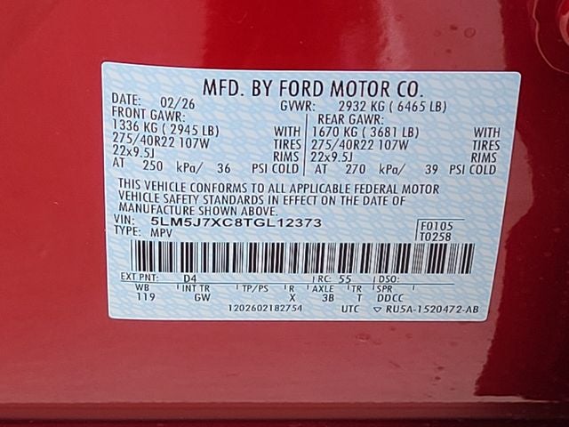 2026 Lincoln Aviator Reserve