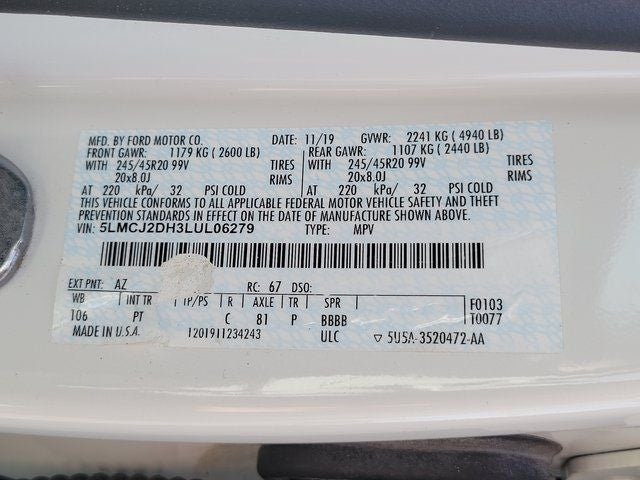 2020 Lincoln Corsair Reserve