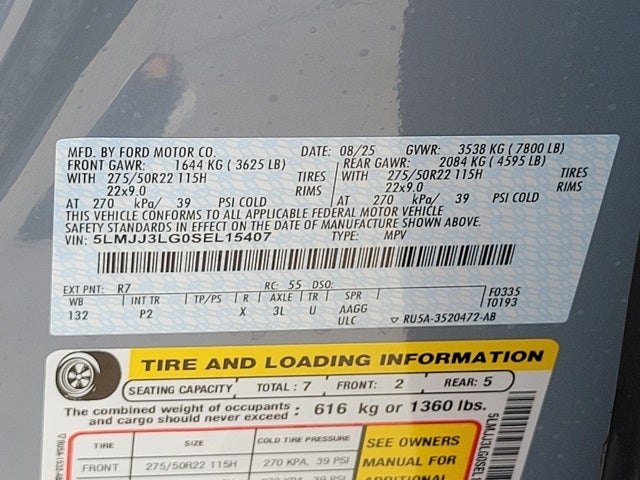 2025 Lincoln Navigator L Reserve