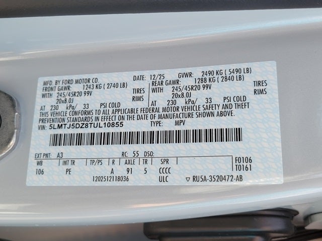 2026 Lincoln Corsair Plug-In Hybrid Grand Touring