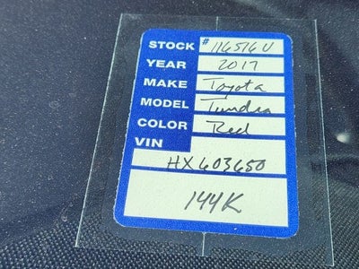 2017 Toyota Tundra TRD Pro