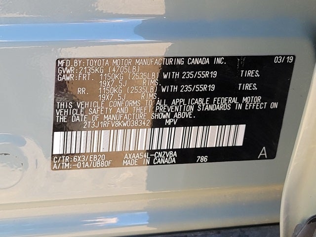 2019 Toyota RAV4 Adventure