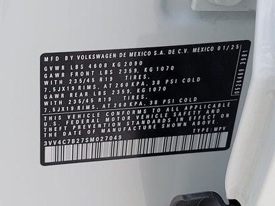 2025 Volkswagen Taos 1.5T SEL