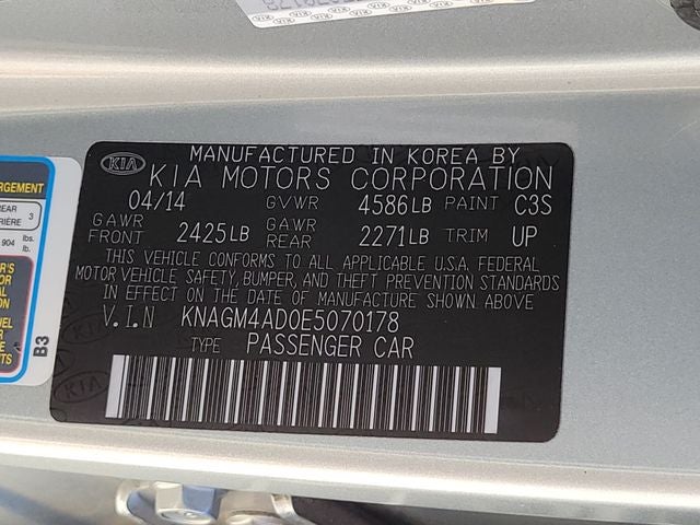 2014 Kia Optima Hybrid LX