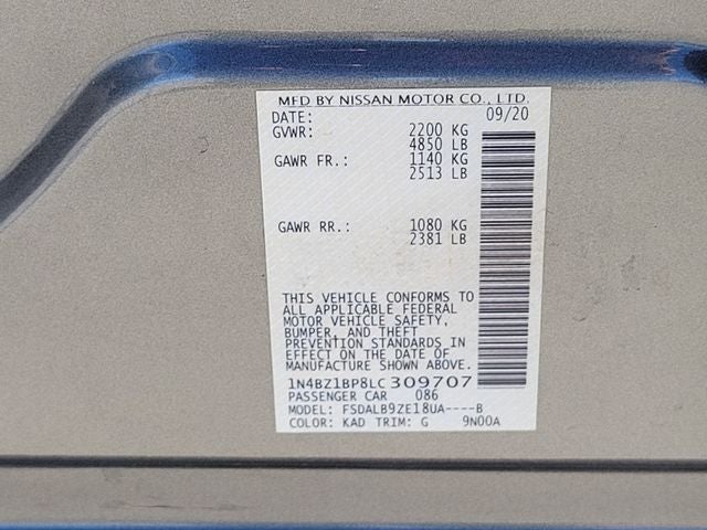 2020 Nissan Leaf S Plus