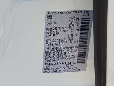 2026 Nissan Frontier PRO-4X