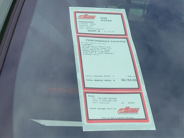 2026 Nissan Frontier PRO-4X
