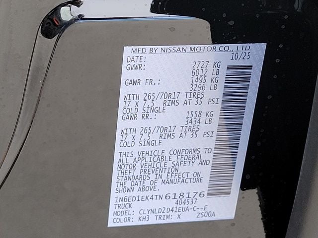 2026 Nissan Frontier PRO-4X