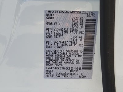 2026 Nissan Frontier SV