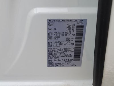 2026 Nissan Frontier PRO-4X
