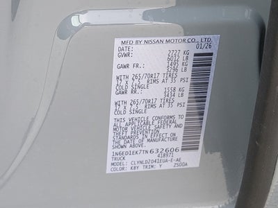 2026 Nissan Frontier PRO-4X