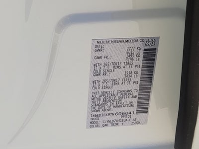 2026 Nissan Frontier PRO-4X