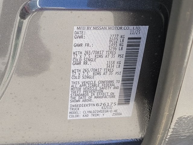 2026 Nissan Frontier PRO-4X