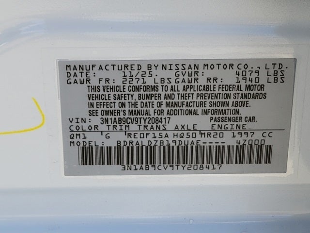 2026 Nissan Sentra SV