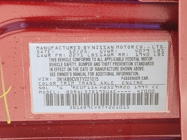 2026 Nissan Sentra SV