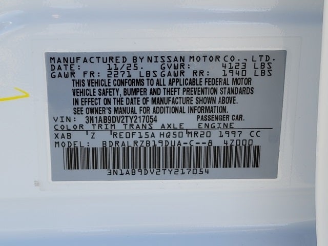 2026 Nissan Sentra SR