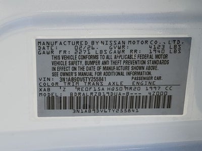 2026 Nissan Sentra SR