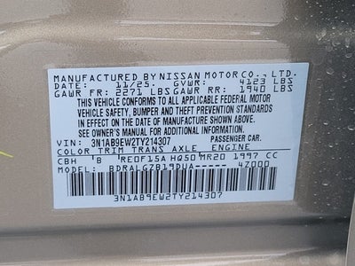 2026 Nissan Sentra SL