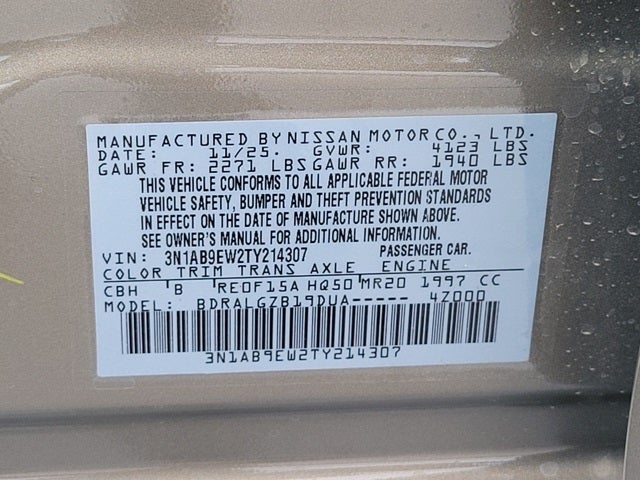 2026 Nissan Sentra SL