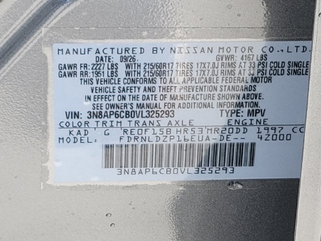 2027 Nissan Kicks SV