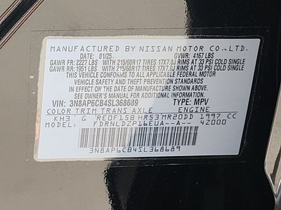 2025 Nissan Kicks SV
