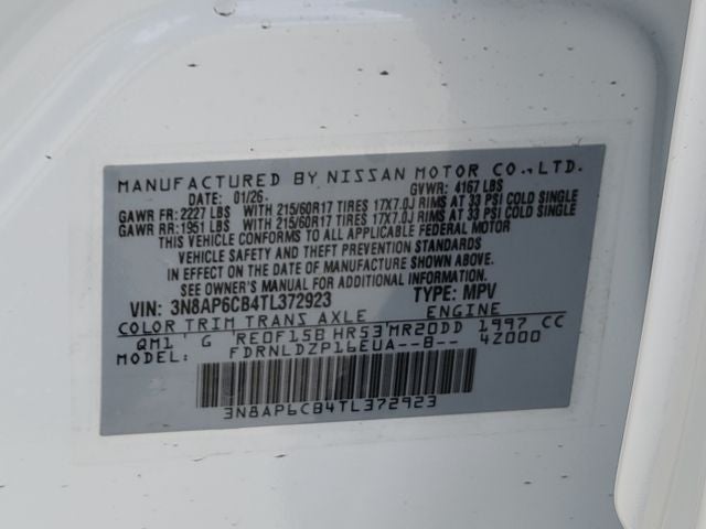 2026 Nissan Kicks SV