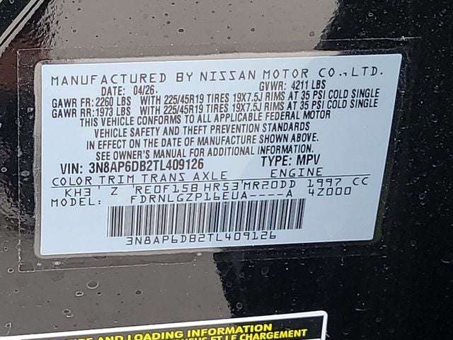 2026 Nissan Kicks SR