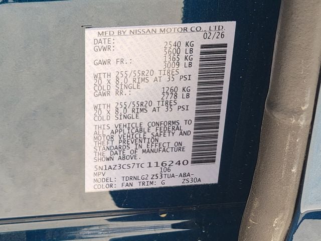 2026 Nissan Murano SL