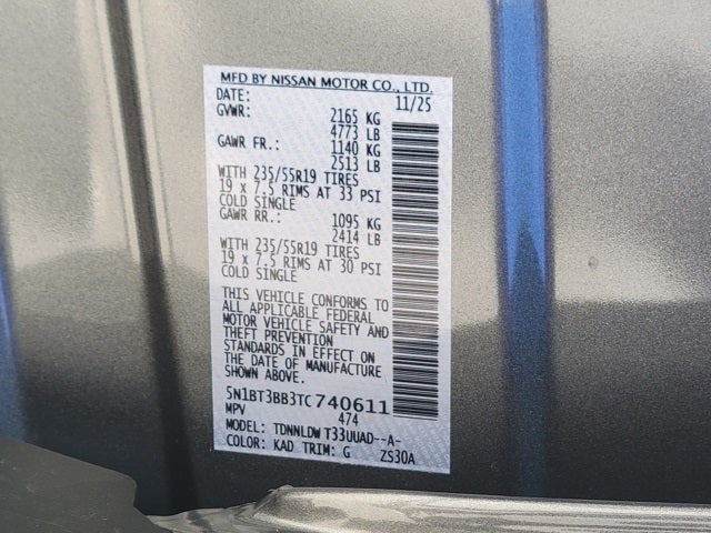 2026 Nissan Rogue Dark Armor Dark Armor