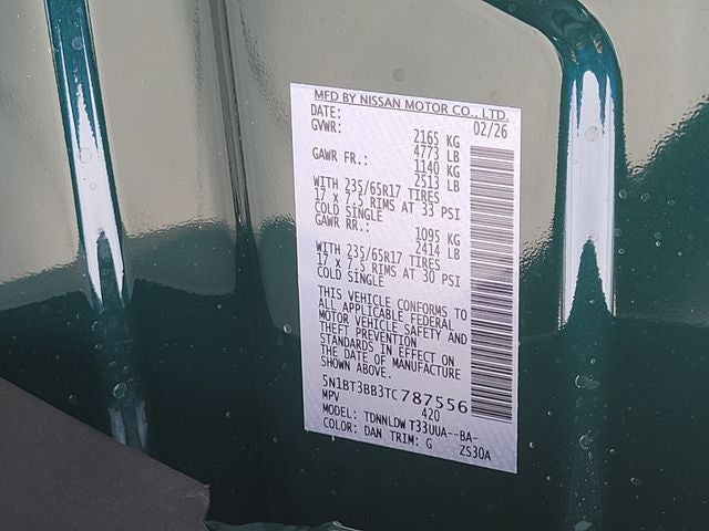 2026 Nissan Rogue Rock Creek