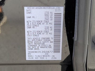 2026 Nissan Pathfinder SV