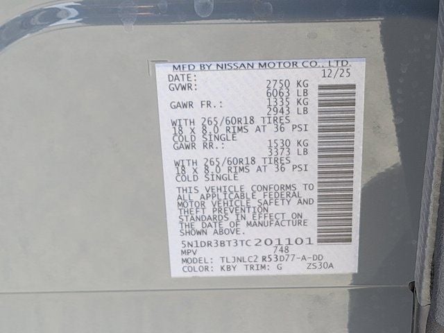 2026 Nissan Pathfinder Rock Creek