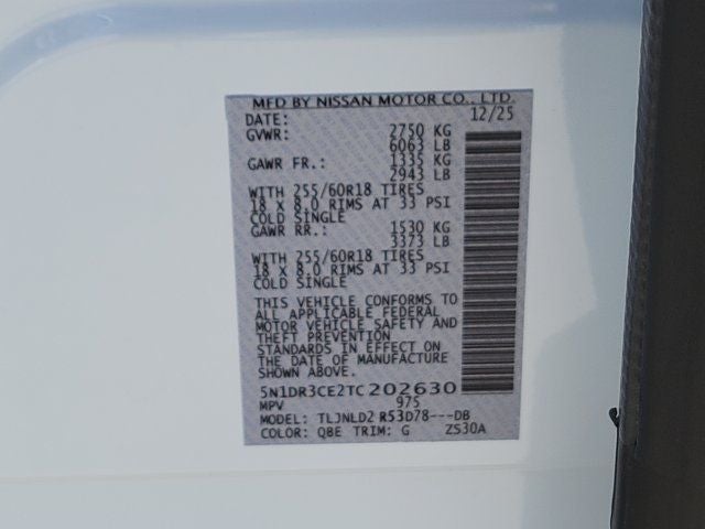 2026 Nissan Pathfinder SL